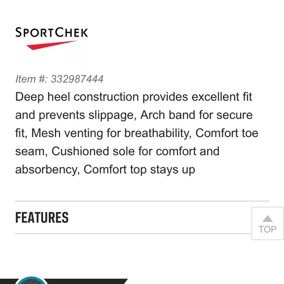 SportChek ~ 6 Pack Invisible Sock ~ Size 10-12.5 - Picture 6 of 6